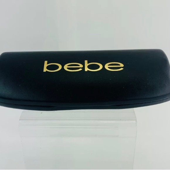 bebe black hard shell glasses case EUC - Picture 1 of 4
